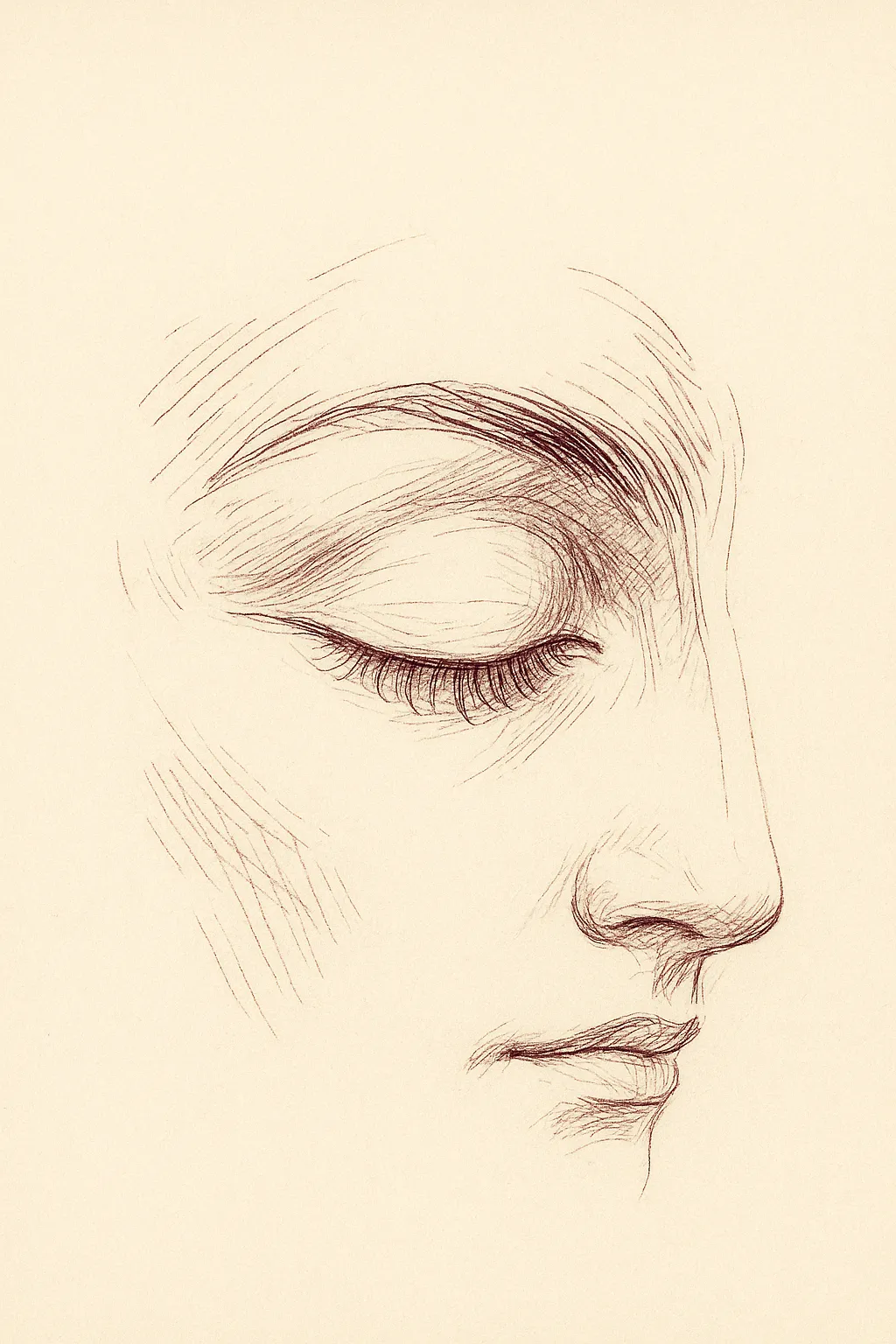 Anatomical illustration used during eyelid surgery consultation