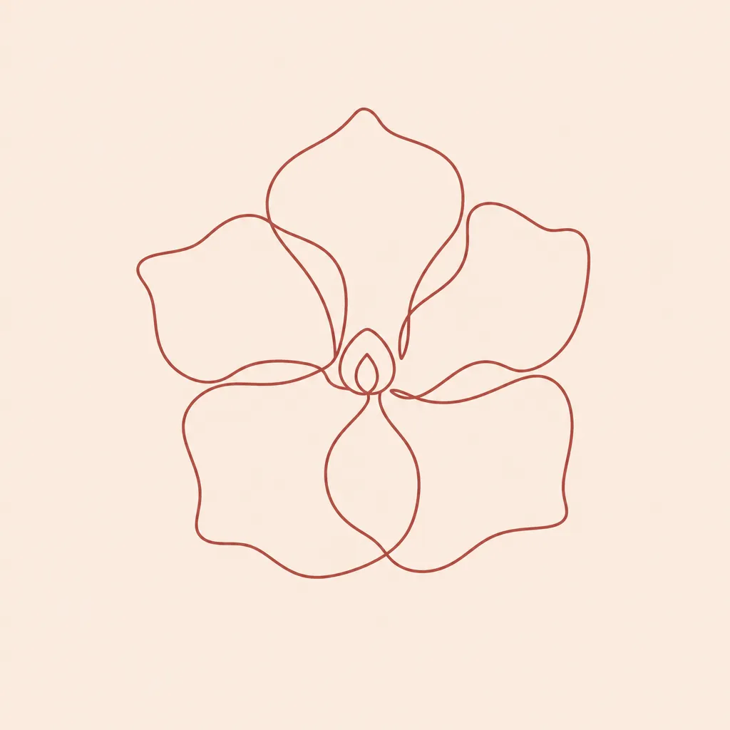 Continuous-line illustration of a breast and nipple — brand mark used during nipple inversion correction consultations at RevAesthetic
